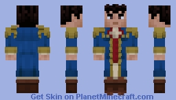 Blue Coat Guts Minecraft Skin