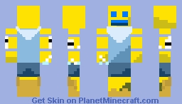 Geometry dash skin Minecraft Skin