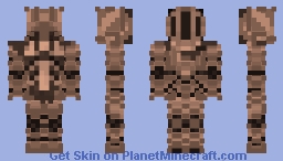 Copper orange knight armor Minecraft Skin