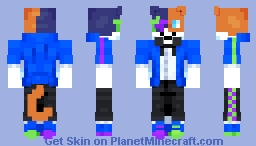 Blue KubaBabilon Minecraft Skin