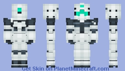 RGM-79 GM (White Dingo) Minecraft Skin
