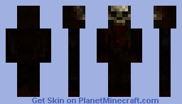 creep skull dude Minecraft Skin