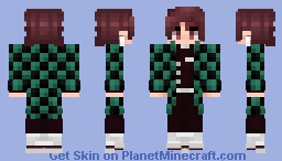 Tanjiro Kamado (Demon Slayer) Minecraft Skin