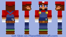 Mario Mario Minecraft Skin