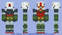 RX-78-2 Gundam (Real Type) Minecraft Skin