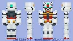 Half Gundam Minecraft Skin
