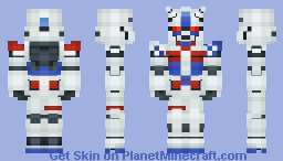 RX-78-2[US] Gundam (American Type) Minecraft Skin