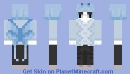 blue moth Minecraft Skin