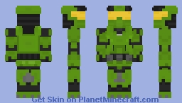 Master Chief MJOLNIR mk5 Minecraft Skin