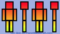 Colourful (Black) Aura Minecraft Skin