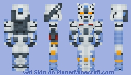 FA-78-1B Full Armor Gundam (Type B) Minecraft Skin