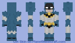 Batman - Blue suit Minecraft Skin