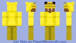 Thatderpdoe123 but Yellow Kirby Minecraft Skin