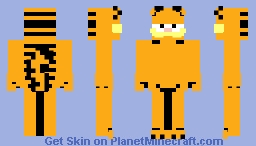 Garfield the Cat Minecraft Skin