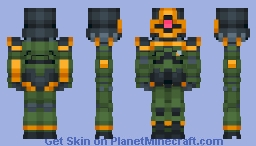 MS-09R Rick Dom (Dozle Zabi) Minecraft Skin