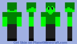 Green Triangular Bro Minecraft Skin