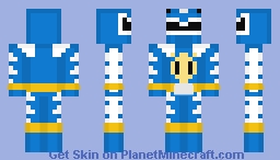 Dino Thunder Blue Ranger Minecraft Skin