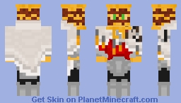 Lasagna.....with an Exentrik cape? (joke skin) Minecraft Skin