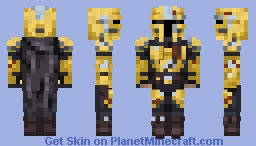 Mandalorian (Gold) Minecraft Skin