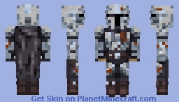 Mandalorian (Grey/Tan) Minecraft Skin