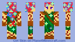 Flower Witch Minecraft Skin