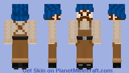 The Man Who Fishes Minecraft Skin