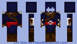 (Blue Tinted) Ezio Revalations Robes (PS It's just the clothes you have to put the body in yourself) Minecraft Skin