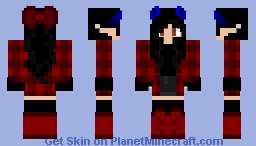 Fall Daemos Wolfie :3 (Red) Minecraft Skin