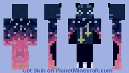 galaxy cat Minecraft Skin