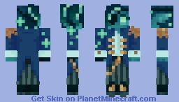 Glowsquid Pirate || Sail the Sea Jam Minecraft Skin
