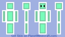 Teal guy Minecraft Skin