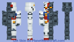 RX-78-2 Gundam (Half Frame) Minecraft Skin