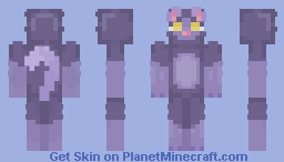 Blue grey cat :D Minecraft Skin