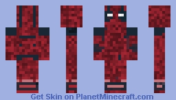 deadpool model Minecraft Skin
