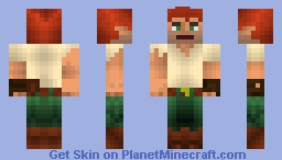 Guy Dangerous - Temple run Minecraft Skin