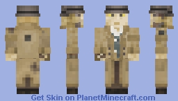 Nick Valentine from Fallout 4 Minecraft Skin