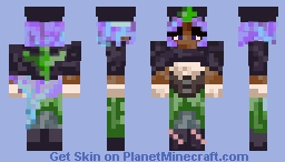 2.7 ish state cloud but green Minecraft Skin