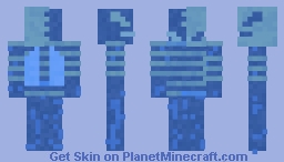 TerrariAndy but blue Minecraft Skin