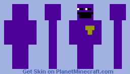 the man behind it all/purple guy (armor adds badge Minecraft Skin
