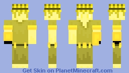 Yellow Guy with Foam Finger Minecraft Skin