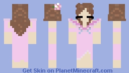 Floral wedding Minecraft Skin