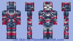 Iron Patriot - MCU Minecraft Skin