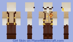 Doors Protagonist "Doors Guy" "Tourist" || Roblox Doors Minecraft Skin