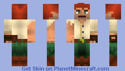 Guy Dangerous - Temple run Minecraft Skin