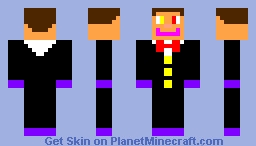 Carl jonhonson the protagonist and guard noturn of five nights at hulks Minecraft Skin
