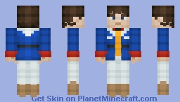 Amuro Ray (Federation Uniform) Minecraft Skin