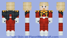 Char Aznable (Unmasked) Minecraft Skin
