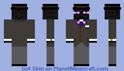 Late Victorian (1890s) Enderman Minecraft Skin