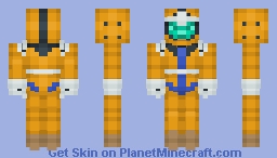 Earth Federation Pilot Suit Minecraft Skin