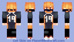 Hinata 19 máscara Minecraft Skin